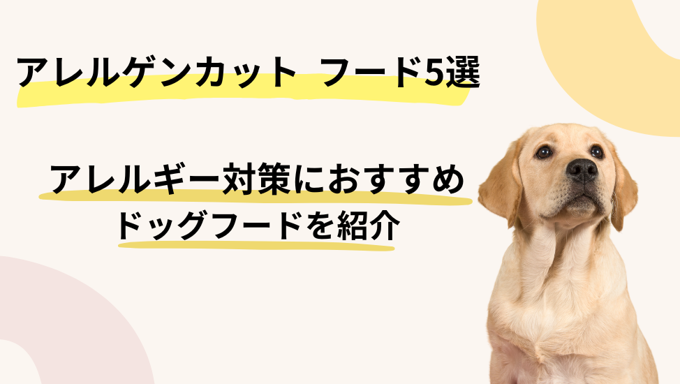 アレルゲンカットフード5選
